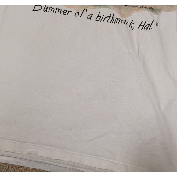 Vintage 90s The Far Side Bummer Of A Birthmark Cartoon T-Shirt Made in USA XL - Picture 2 of 16